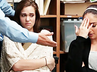 Stepmom and stepdaughter duo have to fuck this guy