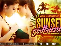 Amber Nevada  Andy Stone  Lucia Love in Sunset Girlfriends - VirtualRealPorn